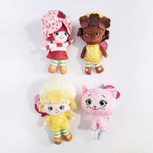 Strawberry Shortcake 40th Anniversary 8" Plush - Lot of 4 BNWT